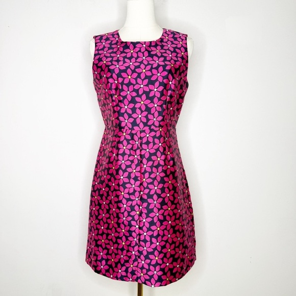 DIANE VON FURSTENBERG DVF Floral Capreena Mini Shift Dress Size 4
